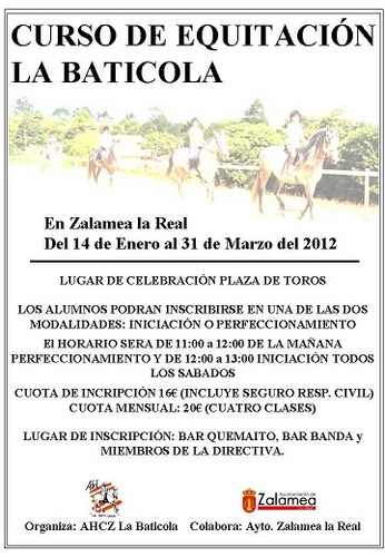 Cursos de Equitación - Iniciación y Perfeccionamiento Cursos de Equitación - Iniciación y Perfeccionamiento