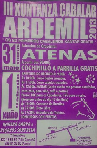 III Xuntanza Caballar Ardemil 2012 (Concentraci�n a caballo)