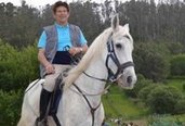 Moa�a disfrut� ayer de una ruta ecuestre por sus parajes