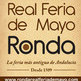 La Real Feria de Mayo de Ronda reduce su presupuesto