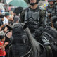 Los caballos antidisturbios de la Polic�a colombiana llevar�n armadura
