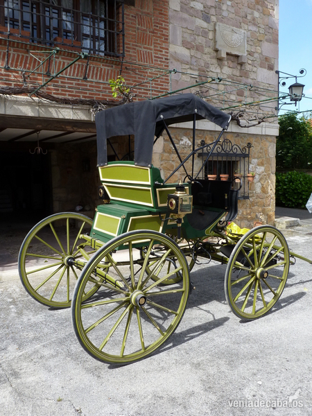 Buggy en madera con capota