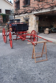 Coche de caballos tipo buggy americano