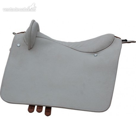 SILLA ROYAL-CUERO LISO CON BORREN DELANTERO in 