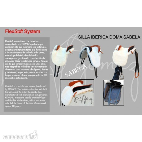 SILLA IBERICA DOMA SABELA 32.- NEGRO SISTEMA FLEXSOFT in 
