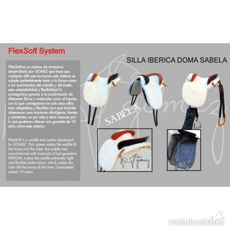 SILLA IBERICA DOMA SABELA COMPLETA 32. NEGRA FLEXSOFT in 
