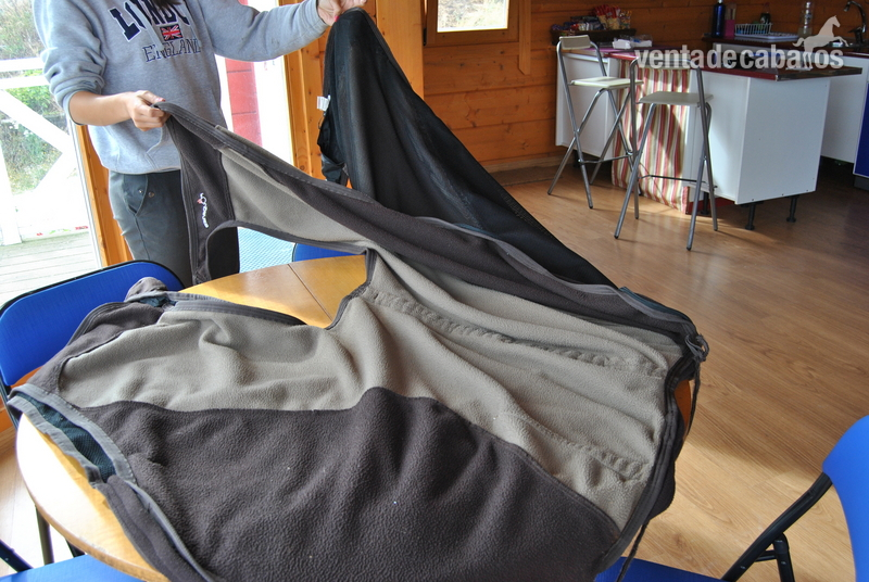 Manta riñonera polar-impermeable para pony - Artículos de hípica in 