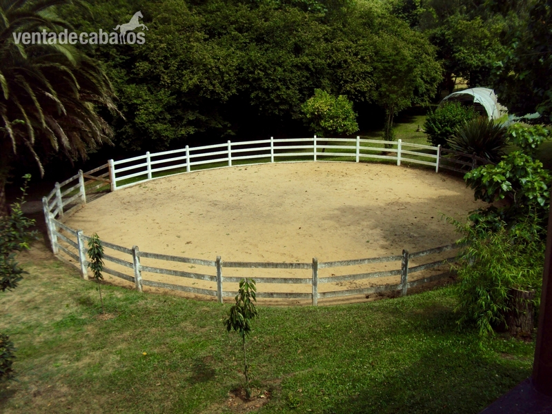 Finca ecuestre privada, chalet de lujo y piscina.