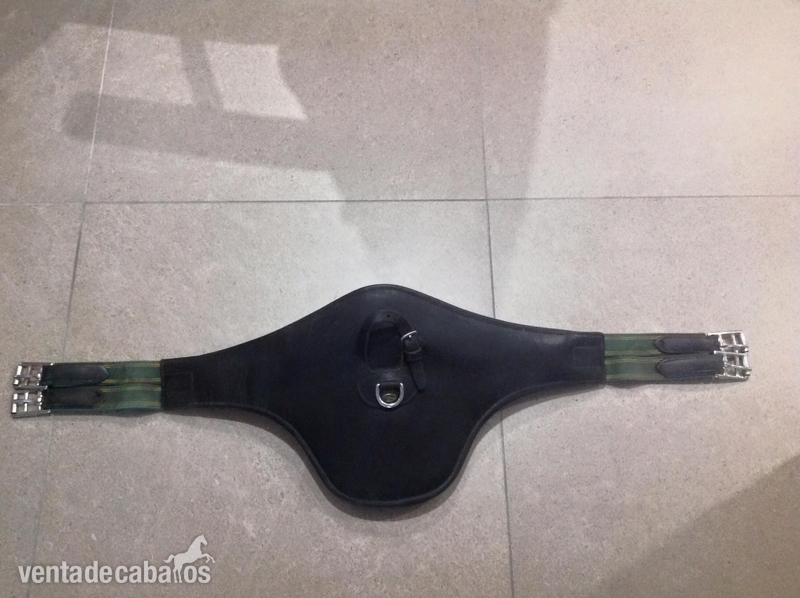 Cincha barriguera negra marca Eric Thomas medida 95 cm in 