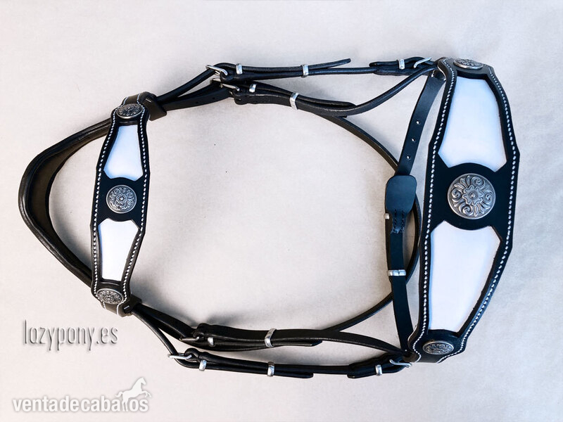 Medieval fancy horse browband Lazypony in 