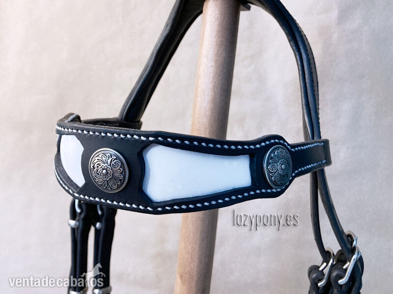 Artículos de hípica - Medieval fancy horse browband Lazypony in 