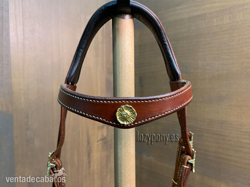Portuguese iberian bridle Lazypony - Artículos de hípica