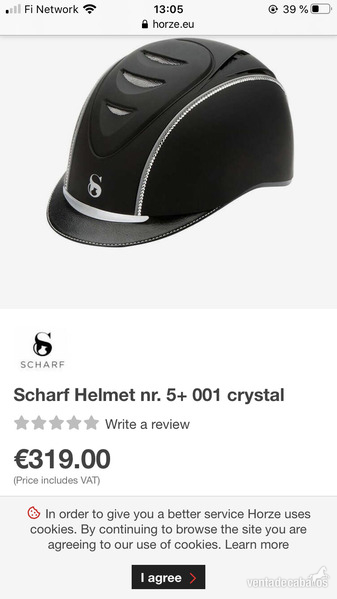 Equipación y Ropa de Jinete - Casco equitación marca Scharf.