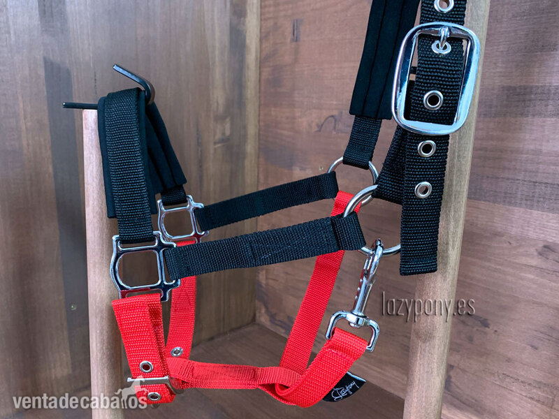 Artículos de hípica - Padded nylon horse halter Lazypony in 