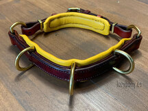 Leather noseband with rings Lazypony