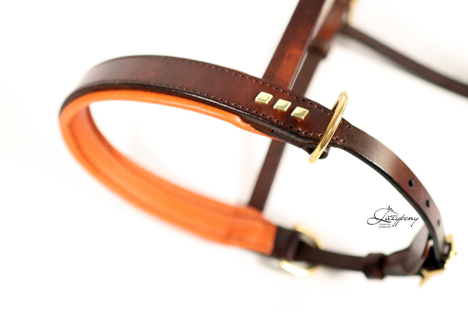 Cabezada sidepull clásica Lazypony / Leather sidepull bitless Lazypony - Artículos de hípica in 