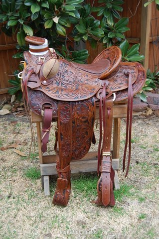Selle Western Colorado 16 Pouces - Double Cincha - Peu Utilisée