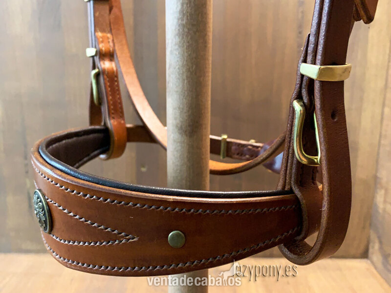 Cabezada barroca Lazypony\ Baroque bridle Lazypony - Artículos de hípica