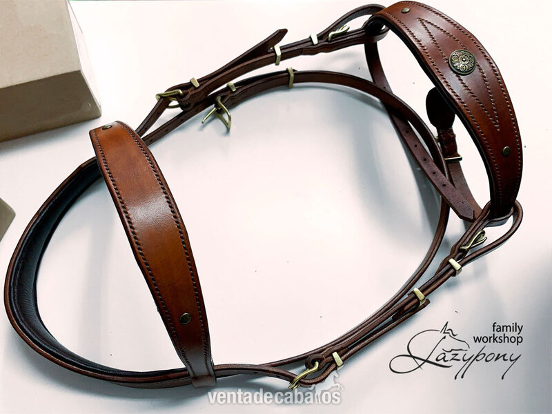 Artículos de hípica - Cabezada barroca Lazypony\ Baroque bridle Lazypony in 