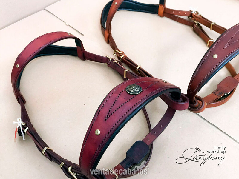 Artículos de hípica - Cabezada barroca Lazypony\ Baroque bridle Lazypony