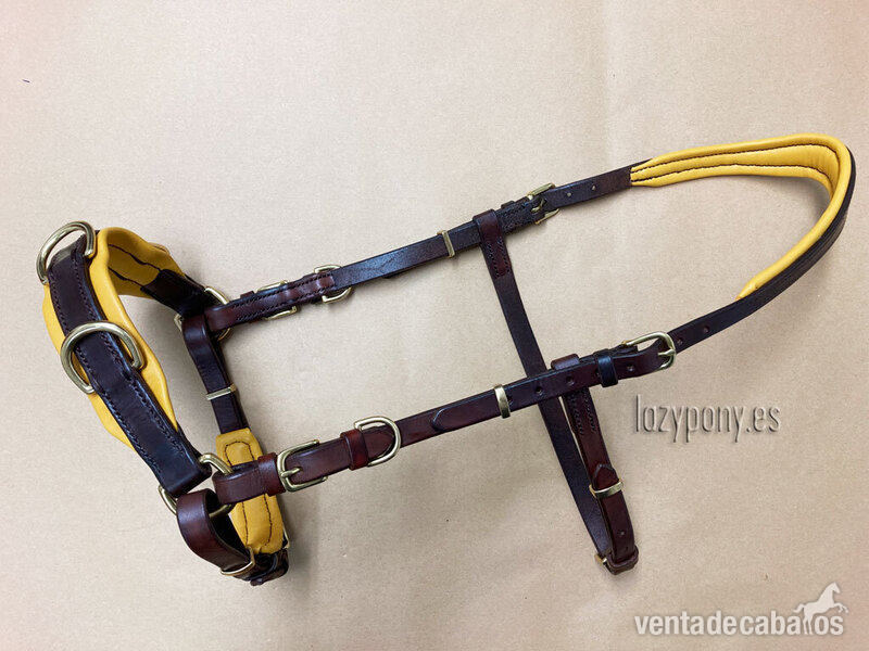 Cabezada serreta Lazypony\ Handmade leather cavesson Lazypony - Artículos de hípica in 