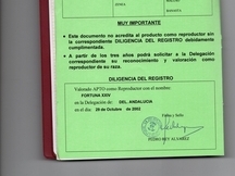YEGUA P, R, E FORTUNA XXIV 1998