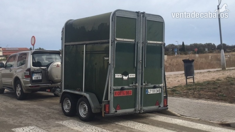 REMOLQUE DE CABALLOS VAN JEAN LUCK FAUTRAS in 
