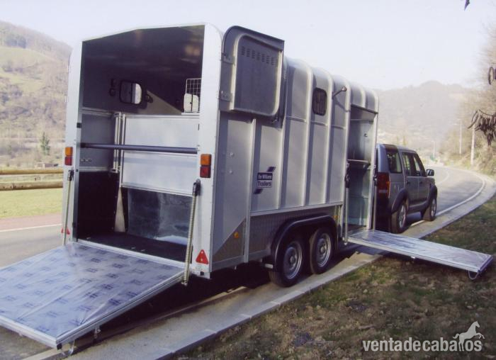 remolque de caballo de aluminio 