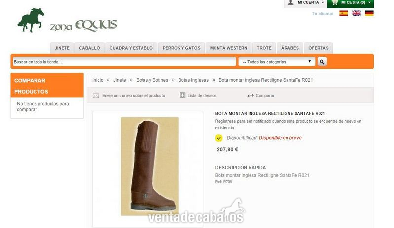bota de montar "Rectiligne" nº 43 in 