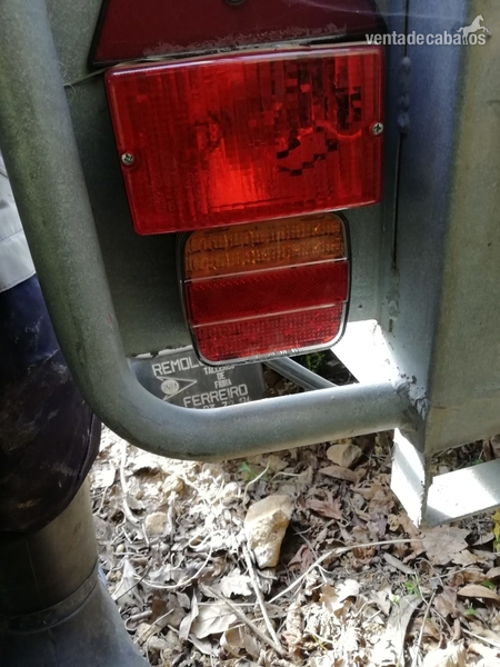 Se vende remolque para 2 caballos de matrícula roja - Remolques de caballos