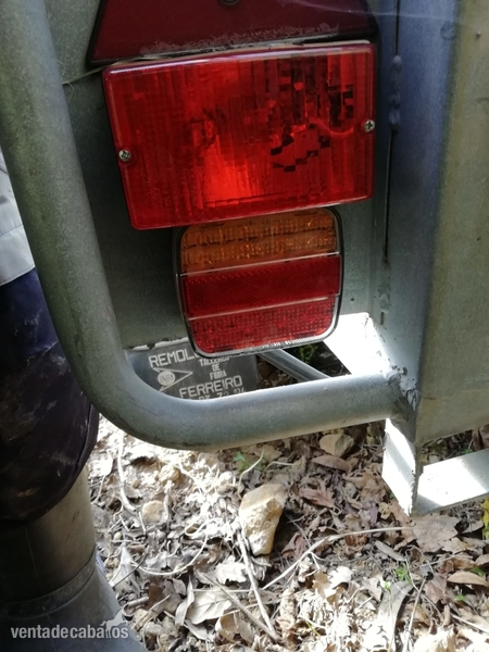 Se vende remolque para 2 caballos de matrícula roja - Remolques de caballos