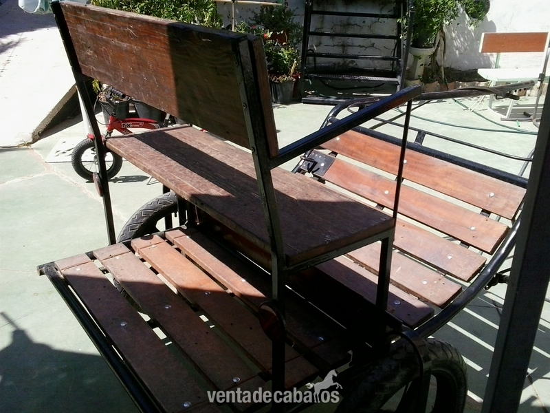 Venta de pony con carruaje y guarnición