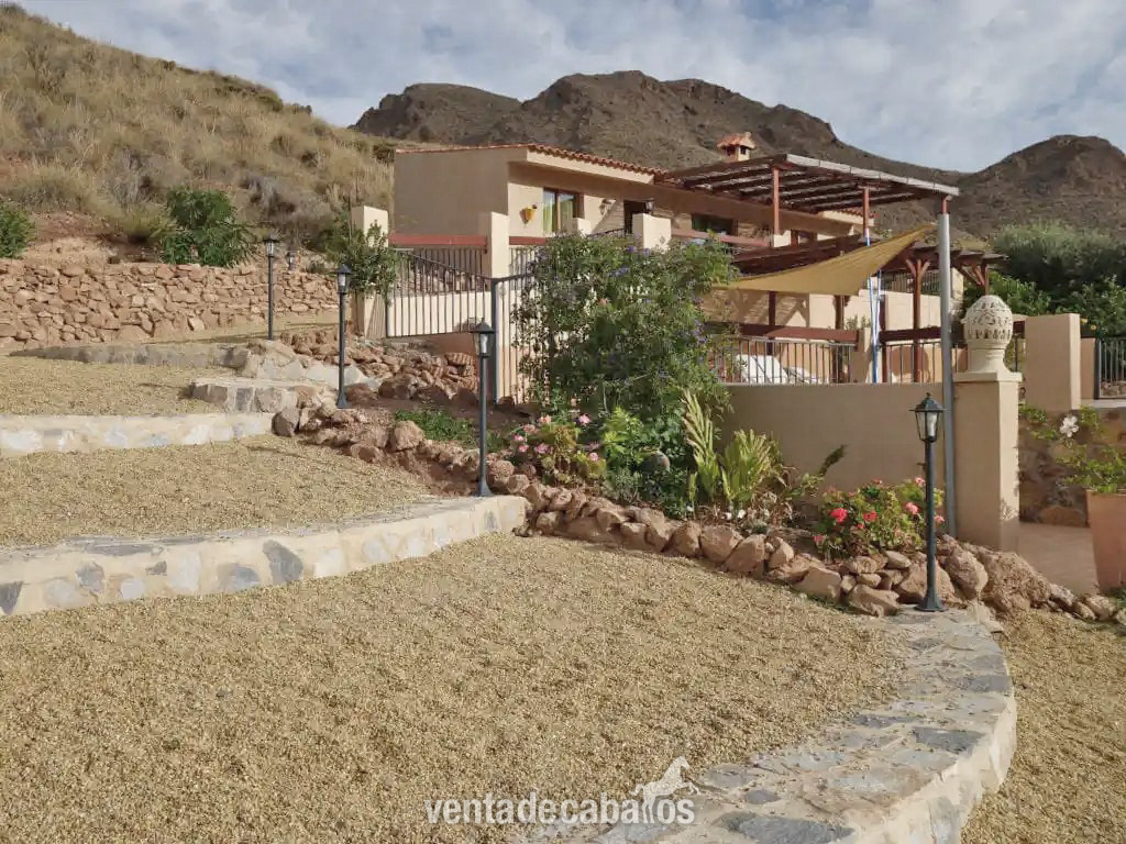 Murcia, Aguilas - Finca con casa de invitados y cuadra en venta - Finca ecuestre