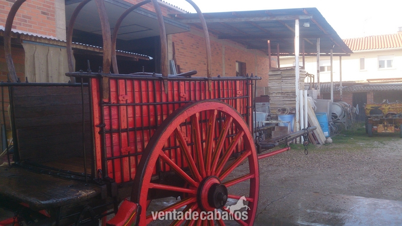  carro antiguoCarro en perfecto estado con todos sus aperos , menos lona . matriculado en Tudela de Duero mejor ver esta perfecto. precio negociable . teléfono y whassap 