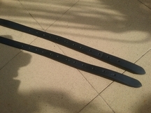 Aciones de cuero 160cm negro como nuevo