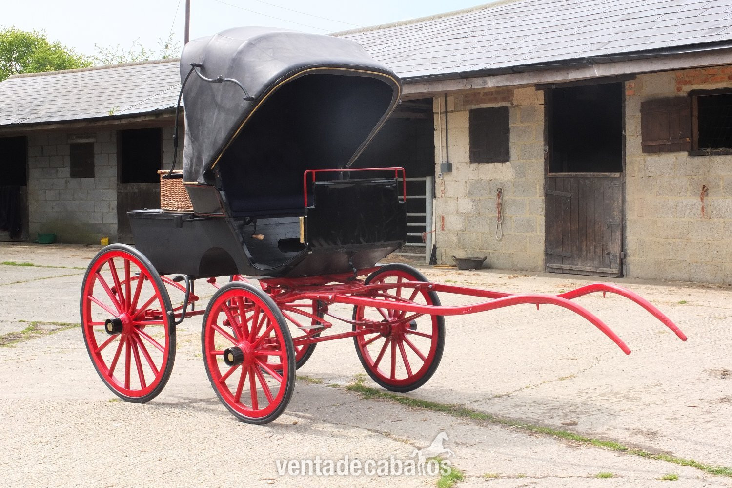 French Hooded Snuffbox Wagonette in 
