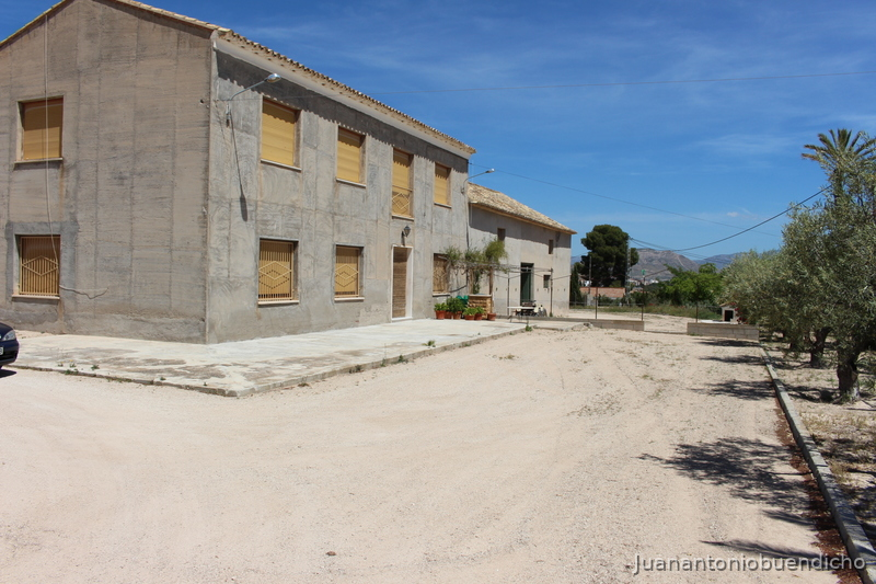 Finca con casa y 20 boxes más pistas Monovar