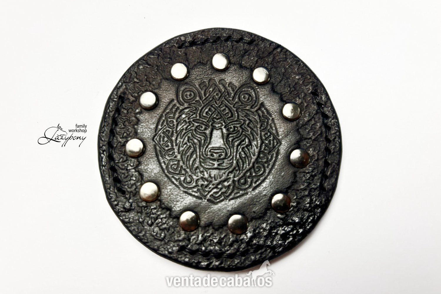 X-frontalera de cuero Celtic Lazypony, x browband, cross browband for horse - Artículos de hípica