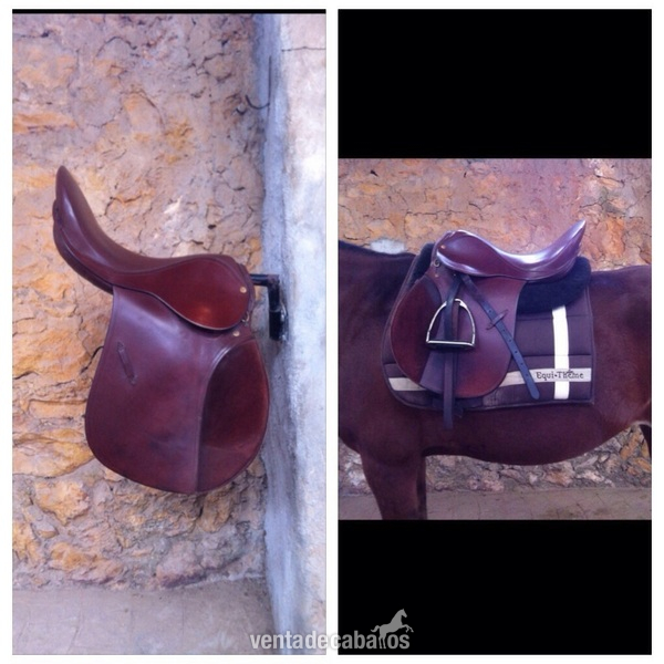 Montura de salto marrón en venta