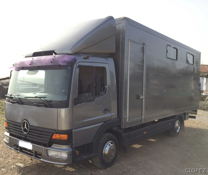 CAMION 6 CABALLOS + GUADARNÉS MERCEDES BENZ ATEGO 815. MMA 8.600 kg in 