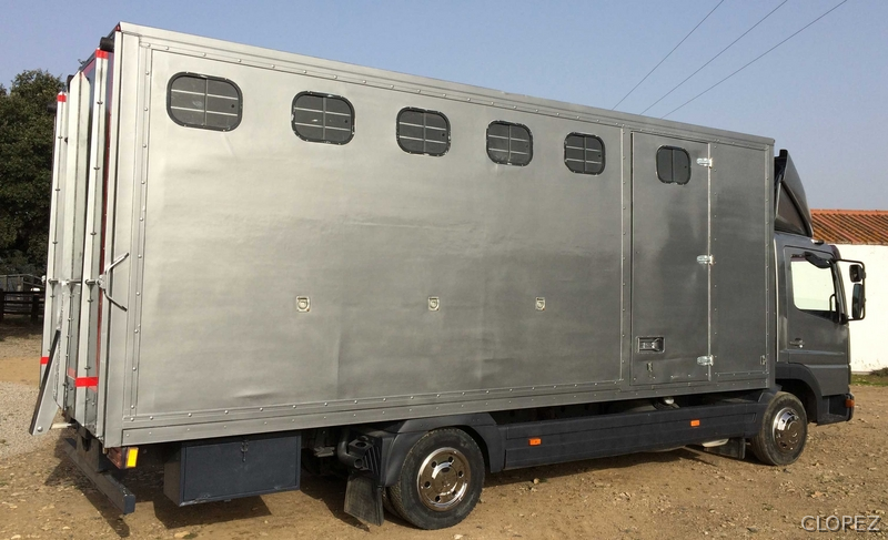 CAMION 6 CABALLOS + GUADARNÉS MERCEDES BENZ ATEGO 815. MMA 8.600 kg