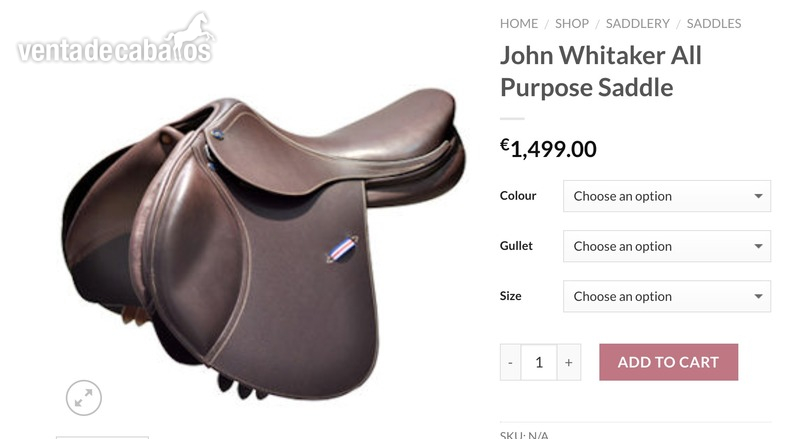JOHN WHITAKER ALL PURPOSE SADDLE