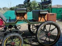 coche de caballos rocieros