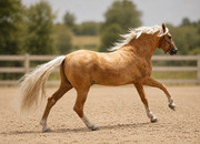 Potro palomino careto cuatralbo