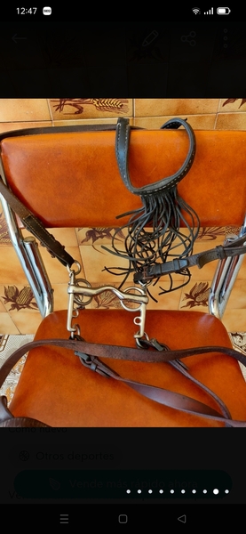 Silla de montar vaquera, cincha y cabezal - Sillas de montar