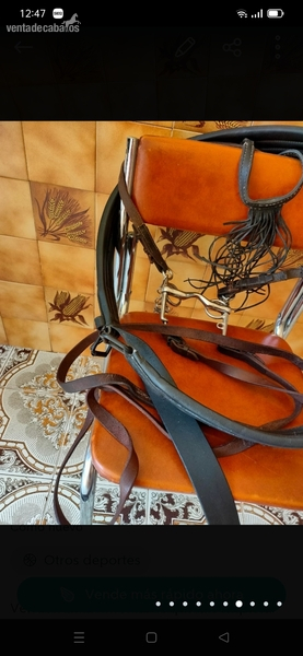 Sillas de montar - Silla de montar vaquera, cincha y cabezal
