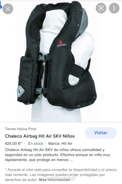 chaleco de seguridad HIT-AIR niño 10 años