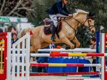 Pony D 9 años compitiendo
