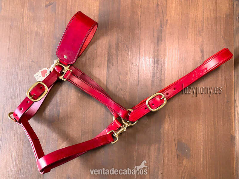 Artículos de hípica - Cabezada de cuadra Lazypony\ Leather horse halter Lazypony