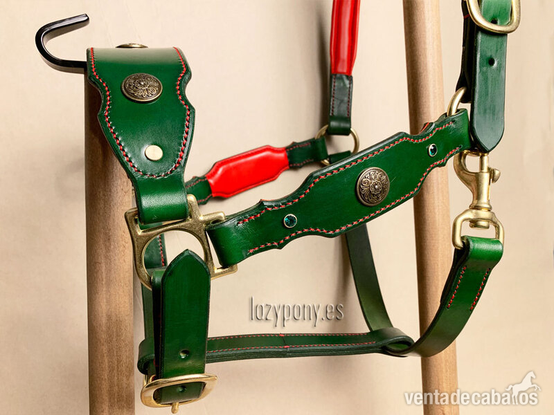 Cabezada de cuadra barroca Lazypony \Baroque horse halter Lazypony - Artículos de hípica
